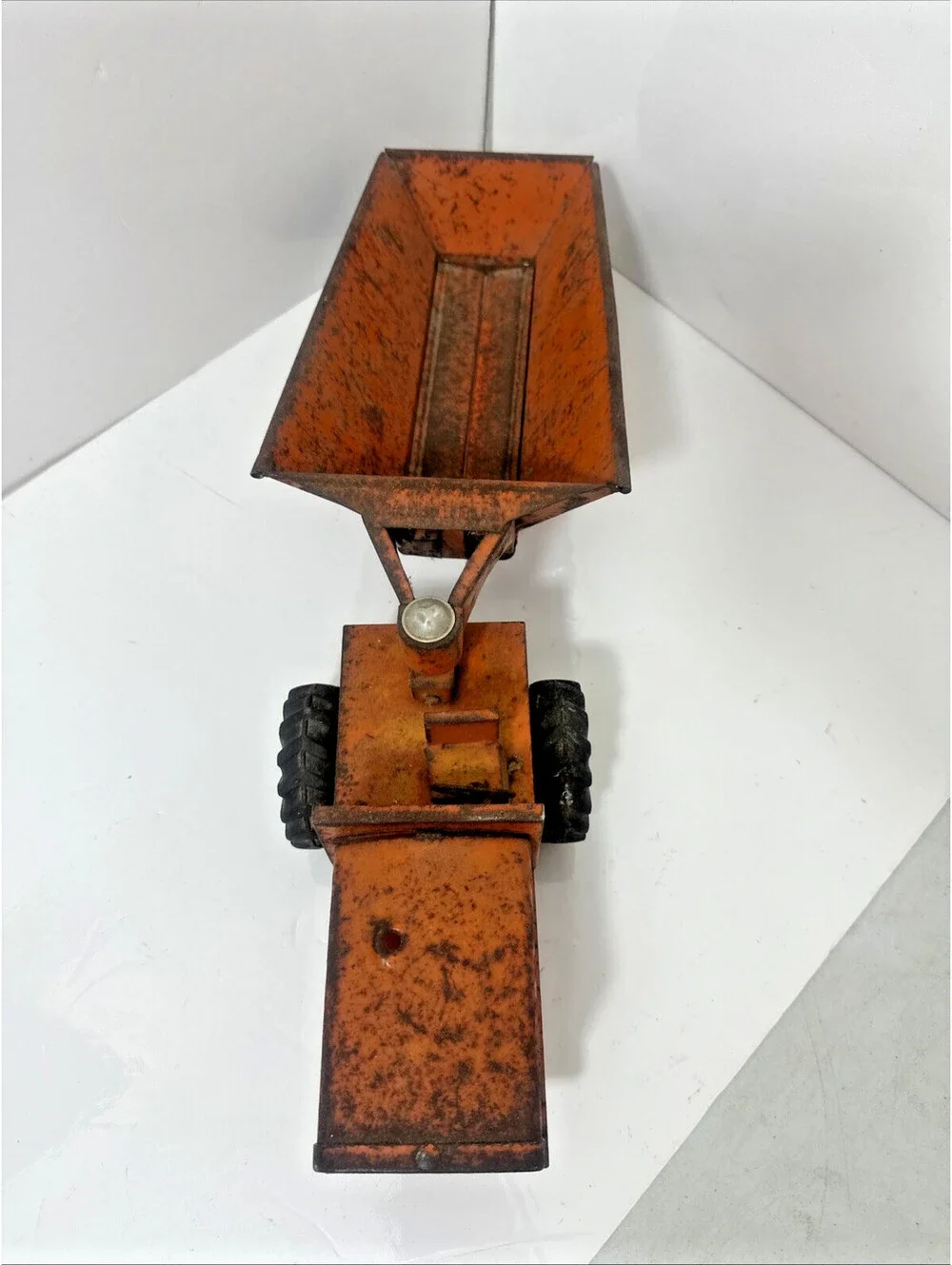 Vintage 1950s Structo Turnarocker Bottom Dump Earth Mover Pressed Steel Toy
